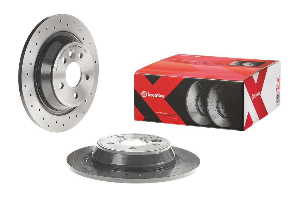 Brembo Bremsscheibe XTRA LINE – gelocht/beschichtet 08.A540.1X Brembo Bremsscheibe XTRA LINE – gelocht/beschichtet 08.A540.1X