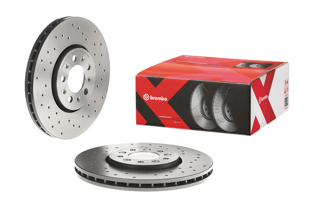 Brembo Bremsscheibe XTRA LINE – gelocht/beschichtet 09.7010.2X Brembo Bremsscheibe XTRA LINE – gelocht/beschichtet 09.7010.2X