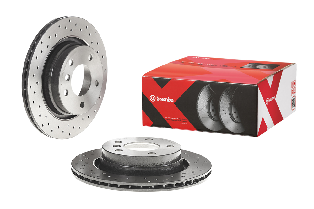 Brembo Bremsscheibe XTRA LINE – gelocht/beschichtet 09.7702.1X Brembo Bremsscheibe XTRA LINE – gelocht/beschichtet 09.7702.1X
