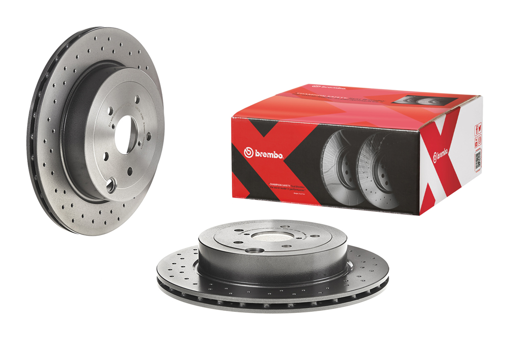 Brembo Bremsscheibe XTRA LINE – gelocht/beschichtet 09.A198.1X Brembo Bremsscheibe XTRA LINE – gelocht/beschichtet 09.A198.1X