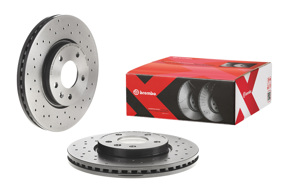 Brembo Bremsscheibe XTRA LINE – gelocht/beschichtet 09.B356.1X Brembo Bremsscheibe XTRA LINE – gelocht/beschichtet 09.B356.1X