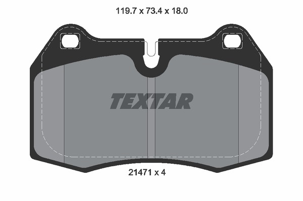 Textar Bremsbelagsatz 2147102