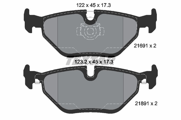 Textar Bremsbelagsatz 2169103
