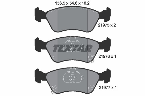 Textar Bremsbelagsatz 2197502