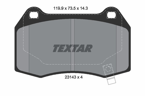 Textar Bremsbelagsatz 2314301