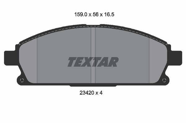 Textar Bremsbelagsatz 2342004