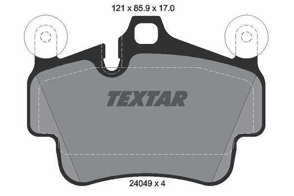 Textar Bremsbelagsatz 2404901