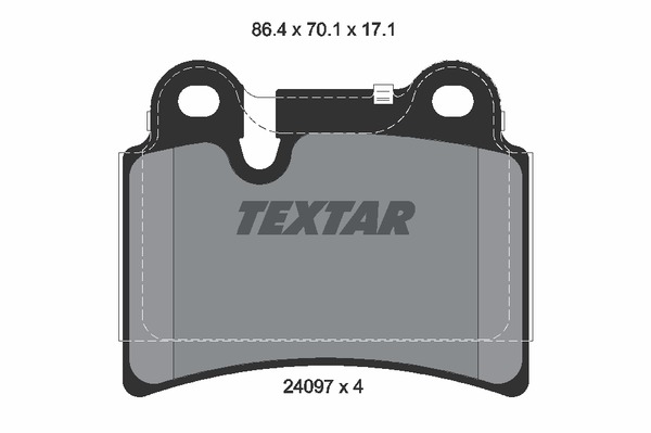 Textar Bremsbelagsatz 2409701