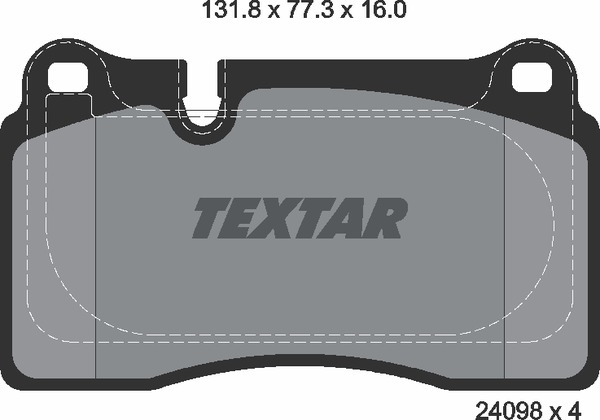 Textar Bremsbelagsatz 2409803