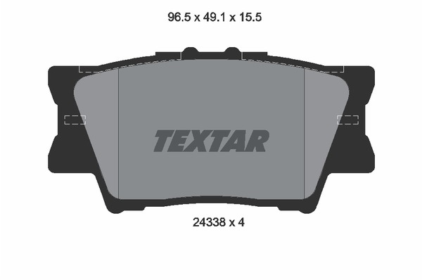 Textar Bremsbelagsatz 2433801