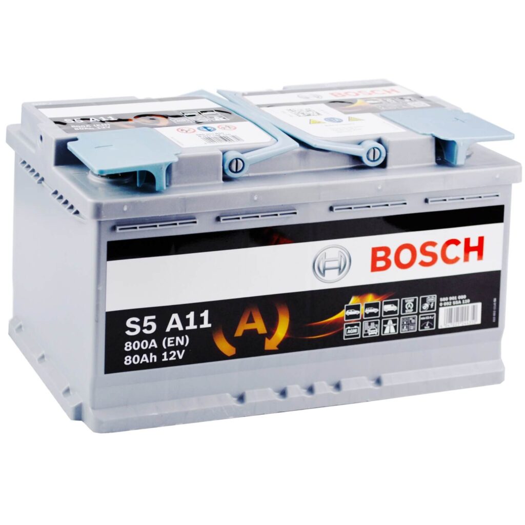 Bosch Starterbatterie S5A AGM 12V 80Ah 800A 0092S5A110