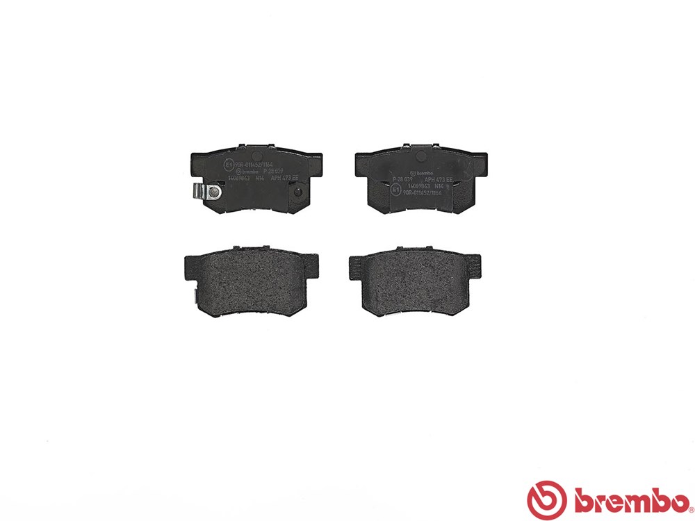 Brembo Bremsbelagsatz P 28 039