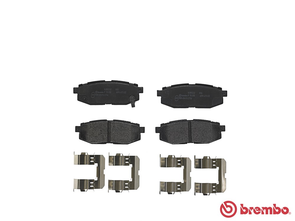 Brembo Bremsbelagsatz P 78 018