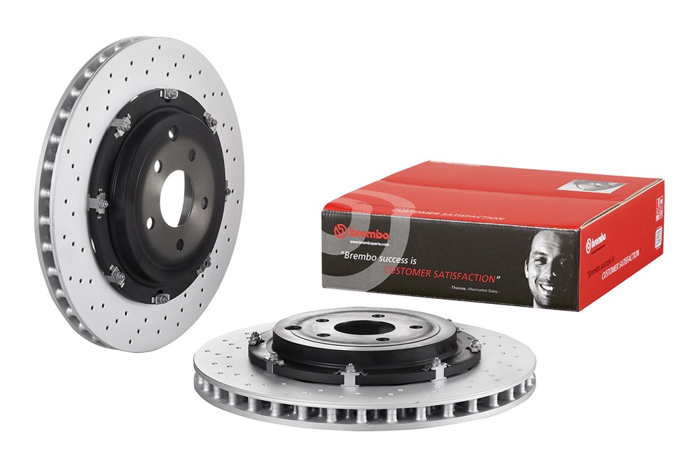 Brembo Bremsscheibe – gelocht/beschichtet 09.A190.33 Brembo Bremsscheibe – gelocht/beschichtet 09.A190.33