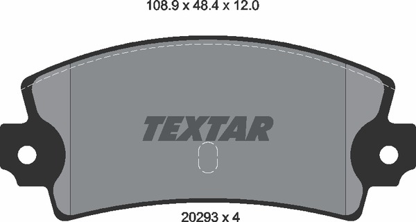Textar Bremsbelagsatz 2029301