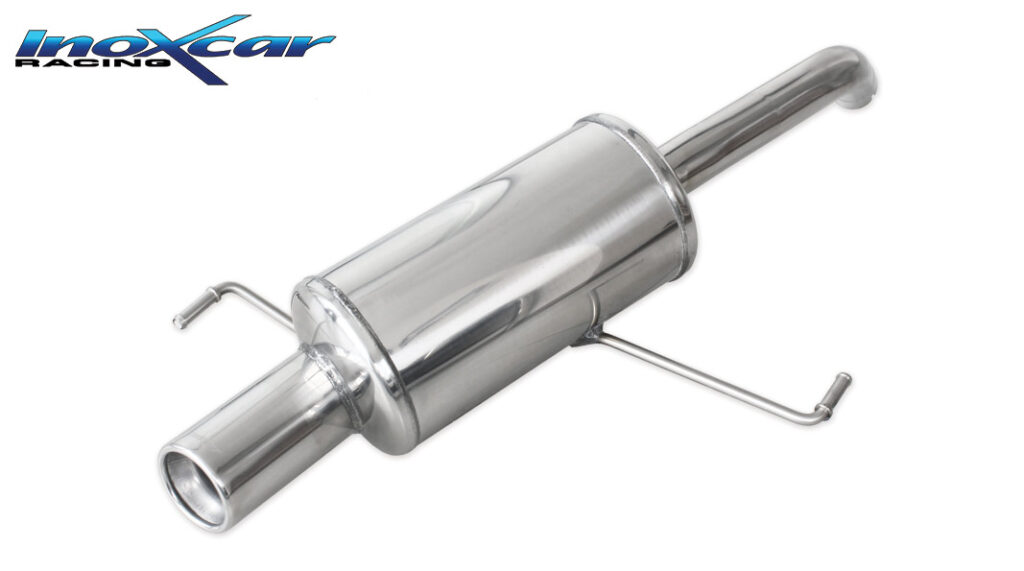 Inoxcar Endschalldämpfer mit 1 Endrohr Ø80 mm Chrom AL147.02.80 Inoxcar Endschalldämpfer mit 1 Endrohr Ø80 mm Chrom AL147.02.80