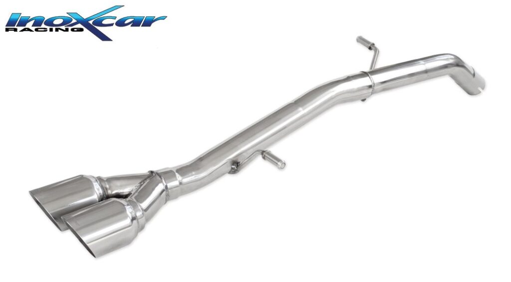 Inoxcar Racepipe mit 2 Endrohren Ø80 mm Chrom Racing CIDS.05.RA Inoxcar Racepipe mit 2 Endrohren Ø80 mm Chrom Racing CIDS.05.RA