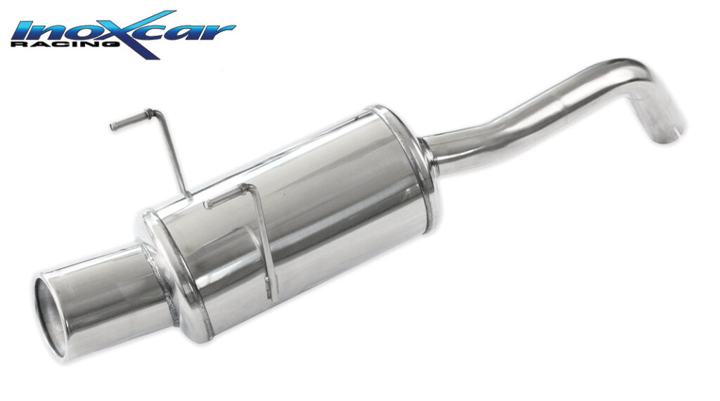 Inoxcar Endschalldämpfer mit 1 Endrohr Ø102 mm Chrom FICQ.02.102 Inoxcar Endschalldämpfer mit 1 Endrohr Ø102 mm Chrom FICQ.02.102