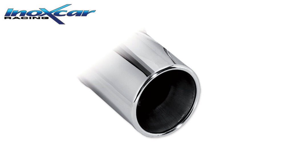 Inoxcar Endschalldämpfer mit 1 Endrohr Ø80 mm Chrom FOFI.01.80 Inoxcar Endschalldämpfer mit 1 Endrohr Ø80 mm Chrom FOFI.01.80