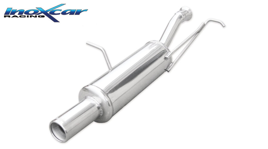 Inoxcar Endschalldämpfer mit 1 Endrohr Ø80 mm Chrom PE307.02.80 Inoxcar Endschalldämpfer mit 1 Endrohr Ø80 mm Chrom PE307.02.80
