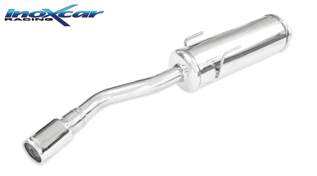 Inoxcar Endschalldämpfer mit 1 Endrohr Ø80 mm Chrom PE309.02.80 Inoxcar Endschalldämpfer mit 1 Endrohr Ø80 mm Chrom PE309.02.80