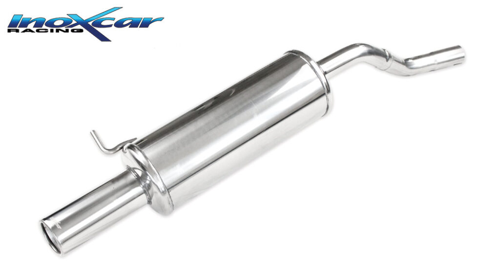 Inoxcar Endschalldämpfer mit 1 Endrohr Ø80 mm Chrom RETW.02.80