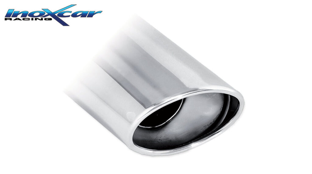Inoxcar Endschalldämpfer mit 1 Endrohr Ø120×80 mm Chrom rechts und links TWOP.19.120 Inoxcar Endschalldämpfer mit 1 Endrohr Ø120×80 mm Chrom rechts und links TWOP.19.120