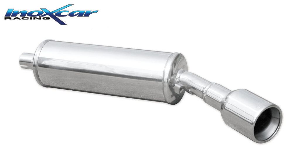 Inoxcar Endschalldämpfer mit 1 Endrohr Ø102 mm Chrom WGO.02.102 Inoxcar Endschalldämpfer mit 1 Endrohr Ø102 mm Chrom WGO.02.102