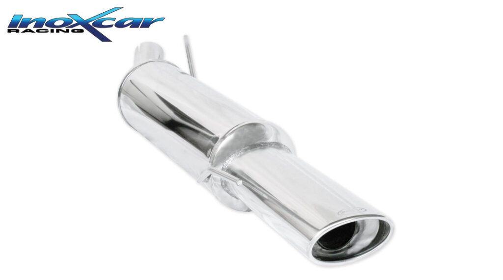 Inoxcar Endschalldämpfer mit 1 Endrohr 120×80 mm Chrom WGO.15.120 Inoxcar Endschalldämpfer mit 1 Endrohr 120×80 mm Chrom WGO.15.120